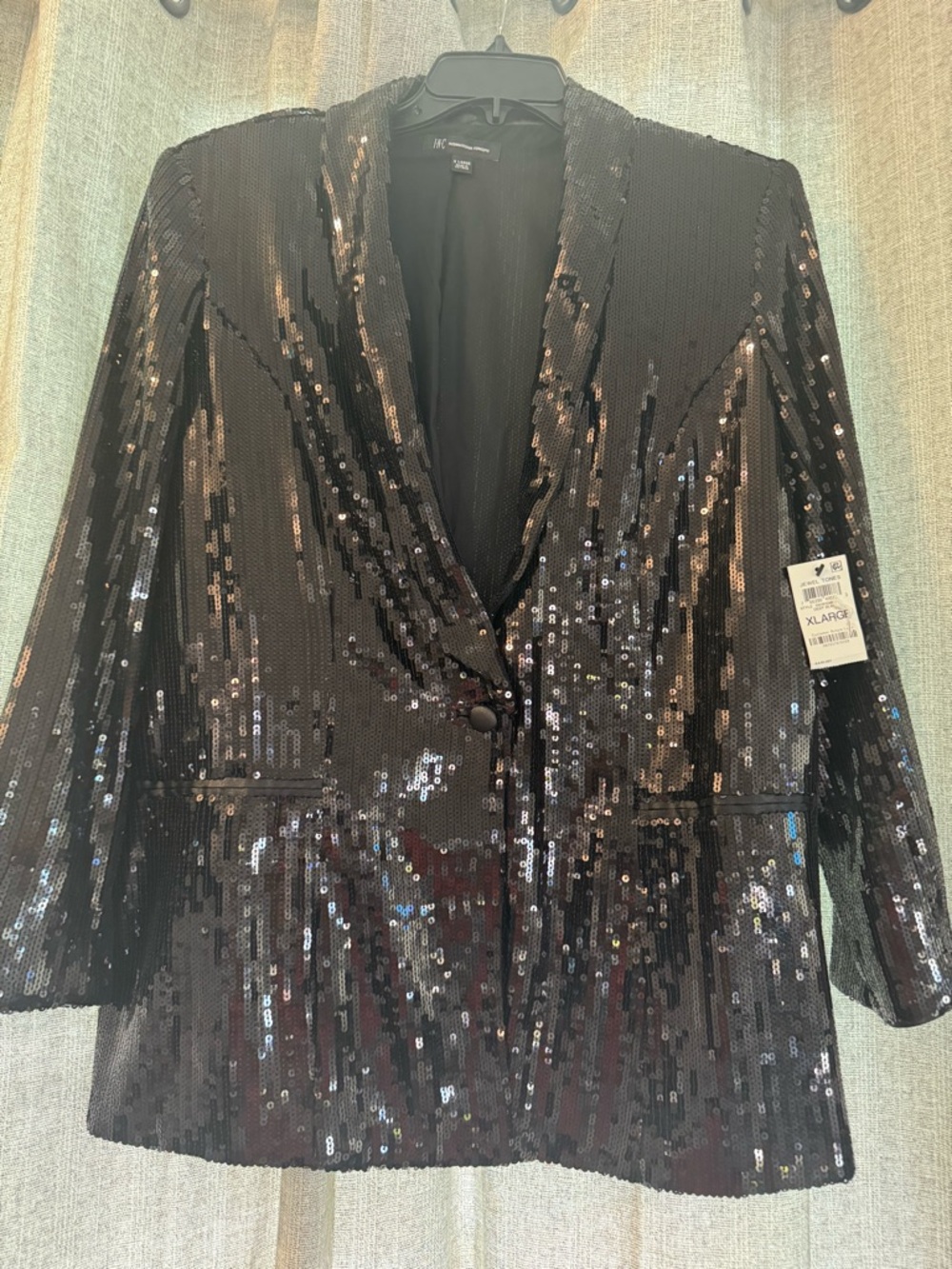 Black Sequin Blazer